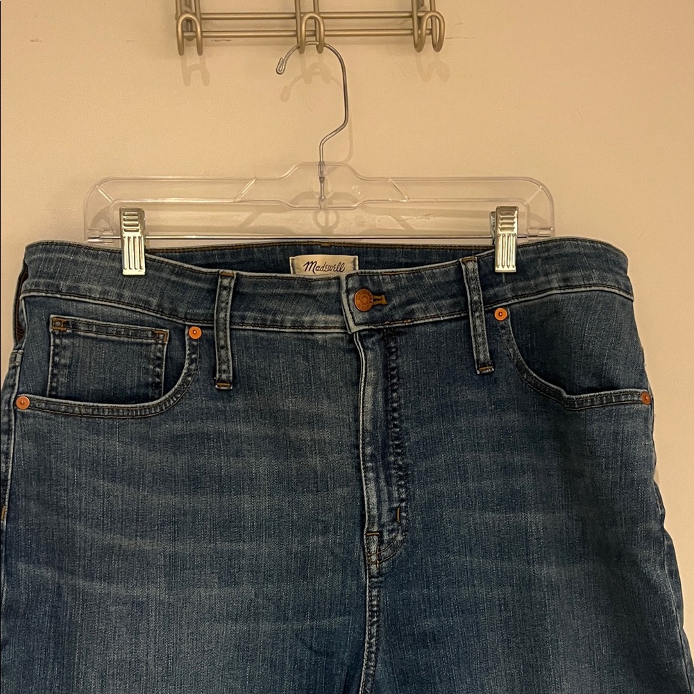 Madewell curvy, high-rise, skinny crop Jeans
